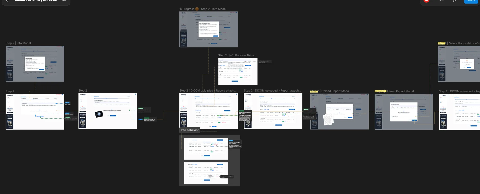ExRad Portal Upload Medical Files step