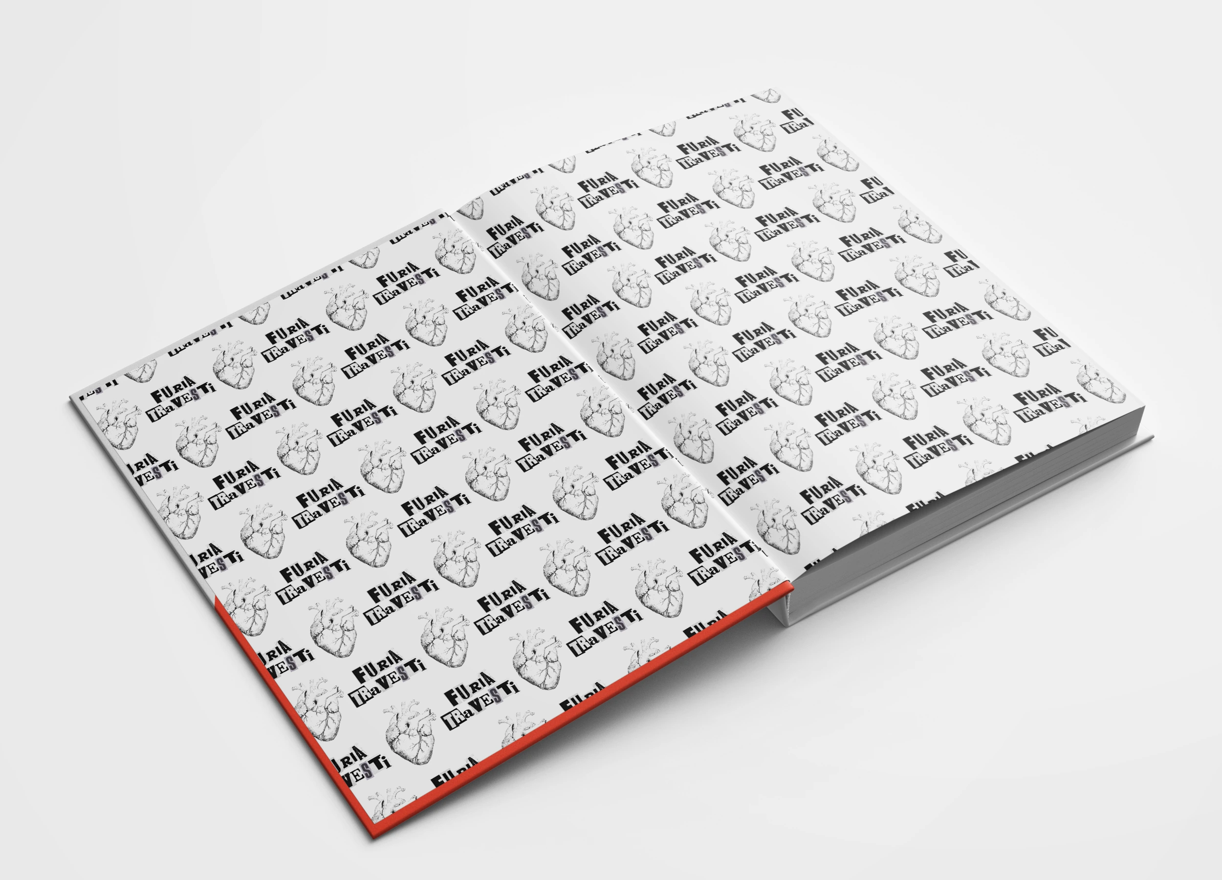 Endpapers in Furia Travesti